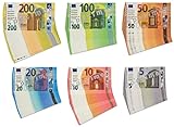 Betzold 2461 - Spielgeld Euro-Scheine Kinder 130 Stück - Spielzeug-Geld Rechen-Geld