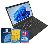 Lenovo ThinkPad T470s 14 Zoll Full HD Laptop Intel Core i5-6300U@ bis zu 3 GHz 4 GB 128 GB SSD mit Windows 11 Pro & GRATIS Antiviren-Software inkl. 12 Monate Garantie (Generalüberholt)