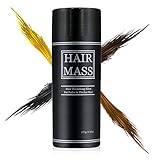 HAIR MASS | 27.5g Haarverdichtung & Aufbaufasern für dünner werdendes Haar | Dünnes bis dickeres Haar in Sekunden | Unisex Haarausfall Concealer Faser (Mittel Braun (Medium Brown))