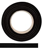 ME:NaMa Schrägband aus 100% Baumwolle - 10 m x 18 mm (gefalzt) - Hochwertiges Einfassband, Köperband, Baumwollband, Schrägband - Ideal zum DIY-Nähen - In Belgien hergestellt, auf einer Rolle (Schwarz)