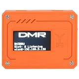 Gearwell Hotspot Walkie Talkie Modem 1,3 Zoll organische Leuchtdiode Hot Spot Duplex Digital Walkie Talkie Modem Box Schneller kabelloser Hotspot-Router (Orange)