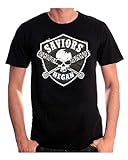 Horror-Shop The Walking Dead T-Shirt mit Saviors Negan Wappen M