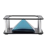 3D Hologramm Projektor Pyramide, 3.5-6 Zoll Mobile Smartphone Hologram, 3D Holographic Display Stands Projektor für jedes Smartphone(Zylinder)