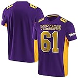 Fanatics Minnesota Vikings T-Shirt NFL Fanshirt Jersey American Football lila - M
