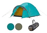 Grand Canyon Topeka 2 - Kuppelzelt für 2 Personen | Ultra-leicht, wasserdicht, kleines Packmaß | Zelt für Trekking, Camping, Outdoor | Blue Grass (Blau)