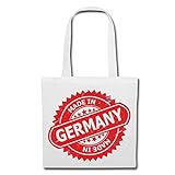 Reifen-Markt Tasche Umhängetasche MADE IN GERMANY DEUTSCHLAND - GERMANY - HAMBURG - DÜSSELDORF - BADEN-WÜRTTEMBERG Einkaufstasche Schulbeutel Turnbeutel in Weiß
