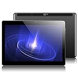 Tablet 10 Zoll Android 8.1, Padgene Tablet PC 3G Phablet mit 2 GB RAM 32 GB ROM, 1280 x 800 G+G Bildschirm, Dual SIM Karten Slot Dual Kamera 2MP/5MP WiFi entsperrt Bluetooth GPS (32GB, Schwarz2)