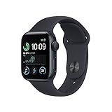 Apple Watch SE (2. Generation) (GPS, 40mm) - Aluminiumgehäuse Mitternacht mit Sportarmband Mitternacht - Regular (Generalüberholt)