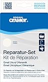 Cramer 16080DE Reparatur-Set Email, Acryl, Keramik, weiß alpin – zur dauerhaften Reparatur von Badewannen, Duschwannen und Waschbecken