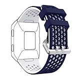 DD Band Kompatibel mit Fitbit Ionic Armband, Weiche Silikon Einstellbare Uhrband für Fitbit Ionic Ersatzarmb