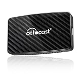 OTTOCAST Play2Video Pro AI Box, Drahtloser CarPlay & Android Auto Adapter, USB Video-Wiedergabe, Vorinstallierte YouTube/Netflix/Spotify, Kompatibel mit Autos ab 2016, Siri & Google Sprachsteuerung