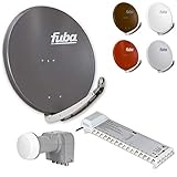 Fuba DAA 850 HD Sat Anlage für 16 Teilnehmer (FMS 516) | Sat Anlage mit Fuba DAA 850 in Ihrer Wunschfarbe plus Fuba DEK 406 Quattro LNB plus Fuba FMS 516