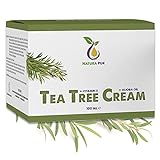 Teebaumöl Creme BIO 100ml, vegan - gegen Pickel, Mitesser und unreine Haut, Anti Pickel Creme, Akne Creme