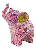 Pomme Pidou Spardose Elefant rosa Peace Sparbüchse Geldgeschenk Geschenk Sparschwein