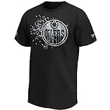Fanatics NHL Logo Shatter T-Shirt Edmonton Oilers Black/Silver (M)