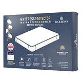 BARBONS Matratzenschoner 90 x 200- wasserdichte Matratzenauflage Inkontinenzunterlage waschbar Nässeschutz Atmungsaktiv (90 x 200 cm)