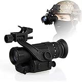 WSXKA Digitales Nachtsichtgerät mit monokularem Nachtsichtgerät, wasserdichte Nachtsichtbrille mit Helmhalterung, Digitale HD-Nachtsichtbrille, Zielfernrohr für die Jagd in völliger Dunkelheit