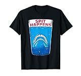 Funny Spit Happen Zahnersatz Synthetische Zähne Zahnersatz T-Shirt