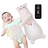 Baby Butt Muster für Schlaf, Baby Patting Toy, Automatisches Klopfkissen, drei Gang einstellbare Intensitätsstufen, weicher und atmungsaktiver Stoff, 65,59 x 24,8 cm für 0-3 J