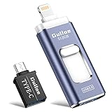 Gulloe USB-Stick für iPhone 512 GB, Fotostick, externer Speicher, Thumb Drive für iPhone, iPad, Android Computer (hellblau)