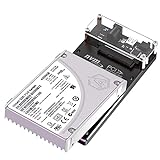 AODUKE 2.5' Inch U.2 PCIE NVME Hard Drive Enclosure SFF-8639 Expansion Card, Compatible USB3.2 10Gbps to U.2 NVMe SSD Reader Converter Docking Station-AJU2-1