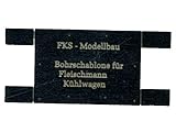 FKS-Modellbau 160-100-16-1 - Bohrschablone für Umrüstsatz Fleischmann Kühlwagen -N-