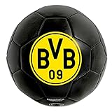 Borussia Dortmund Unisex Jugend zwart Ball, Schwarz, 5 EU