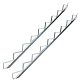 9 Stufen Treppenrahmen Stahl-Treppenwange Treppenholm Geschosshöhe 167cm Verzinkt/Ideal für den Einsatz im Innen und Außenbereich