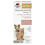 Doppelherz Haut und Fell Öl für Katzen und Hunde – Zur Unterstützung der Hautfunktion bei Dermatose und übermäßigem Haarausfall – 250ml