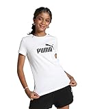PUMA Mädchen T-shirt, Puma White, 140
