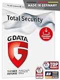 G DATA Total Security 2022 | 3 Geräte - 1 Jahr | Download | E-Mail Code | Für PC, Mac, Android, iOS | Made in Germany | zukünftige Updates inklusive
