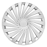 Radkappen Silber 15 Zoll Imperium Radzierblenden 4er Set von 14-17 Zoll - Radblenden für die meisten Automarken und Stahlfelgen - Zierkappen