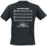 The Sound of Silence Männer T-Shirt schwarz M 100% Baumwolle Funartikel, Musik, Sprüche