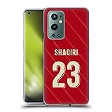 Head Case Designs Offiziell Offizielle Liverpool Football Club Xherdan Shaqiri 2021/22 Spieler Home Kit Gruppe 2 Soft Gel Handyhülle Hülle kompatibel mit OnePlus 9