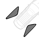 Sonnenschutz Magnetischer Auto-Seitenfenster-Sonnenschutz, Netz-Sonnenschutz, UV-Schutz Für Seat Für Ateca SUV 2016–2023 Sonnenschutz Auto (Color : Triangular)