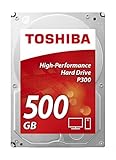 Toshiba P300 500 GB Interne Festplatte (8,9 cm (3,5 Zoll), SATA) schwarz