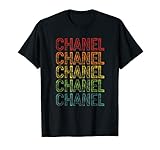 Vintage Retro Name-Chanel Geburtstag Party Geschenkidee T-Shirt