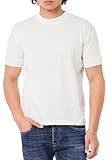 Premium Basic T-Shirt Reine Baumwolle Figurbetont Ecru L