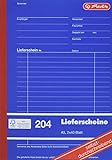 Herlitz Lieferscheinbuch 204, selbstdurchschreibend, A5, 2 x 40 Blatt