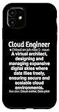 Hülle für iPhone 11 Lustiger Cloud-Ingenieur