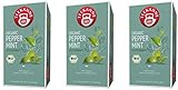 Teekanne Bio Pfefferminztee - 3er Pack Peppermint (3 x 20 Beutel, 135 g)