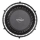 *Testsiegertrampolin* - JumpSport Fitnesstrampolin-Premium Minitrampolin- Einzelgummiseile (Modell 350) - Indoortrampolin - Top Qualität mit Langzeitg