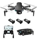 pombconw Drohne für Erwachsene, Kinder, Anfänger, GPS-Drohnen, 4K-HD-Kamera, Mini-Quadrocopter, Follow-Me, bürstenloser Motor, automatische Heimkehr, 5G-WLAN-Übertragung, 60-minütiger Flug mit Traget