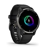 Garmin Venu 2 Plus – GPS-Fitness-Smartwatch mit Bluetooth Telefonie und Sprachassistenz. Ultrascharfes 1,3“ AMOLED-Touchdisplay, Fitnessfunktionen, über 25 Sport-Apps, Garmin Music und Garmin Pay
