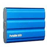 Portabl SSD 16 TB externe Festplatte, mobile SSD, Solid-State-Laufwerk, tragbar, SSD-Festplatte, schlankes Speicherlaufwerk mit USB 3.1 C-Anschluss für PC, Laptop und Mac