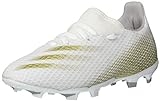 adidas X Ghosted.3 Firm Ground White/Gold Melange/Grey 3.5