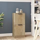 BOWEKAM Home & Garden-Sideboard Sonoma Eiche 30x30x70cm Holzwerkstoff W