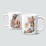 online-hut - Tasse - Kaffeebecher - Hochzeitstasse - Wedding - Braut - Champagner - WED-01