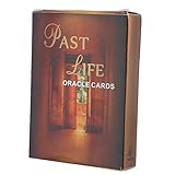 Sorandy Vergangene Oracle-Tarotkarten für Anfänger - 44Pcs Hologramm Laserpapier Englische Version Fate Divination Card - Party Future Telling Tischkarten-Führungsspiel - Interaktive Familienkarten