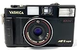 Yashica MF-2 super 35mm analoge Kleinbild Kamera im Set mit Batterie und Film